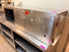 54" STAINLESS HOLDING / STORAGE BOX W/ SLIDING DOOR.