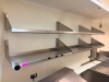 (6) 36" X 12" STAINLESS WALL SHELVES.