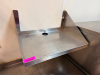 22" STAINLESS MICROWAVE WALL SHELVES. - 2