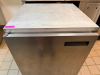 MANITOWOC 27" SINGLE DOOR UNDER COUNTER COOLER.