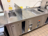 14' STAINLESS KITCHEN LINE W/ STORAGE AND HEATED DROP INS. - 2