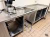 14' STAINLESS KITCHEN LINE W/ STORAGE AND HEATED DROP INS. - 3