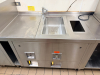 14' STAINLESS KITCHEN LINE W/ STORAGE AND HEATED DROP INS. - 4