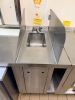 14' STAINLESS KITCHEN LINE W/ STORAGE AND HEATED DROP INS. - 5