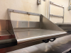 (2) 22" STAINLESS MICROWAVE WALL SHELVES.