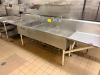 10' X 30" THREE WELL STAINLESS POT SINK ( HEAVY DUTY ) - 3