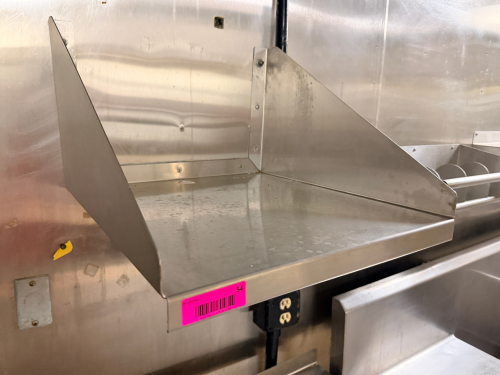 18" STAINLESS WALL SHELF