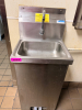 HAND SINK PEDESTAL STAND W/ FOOT PEDALS. - 2