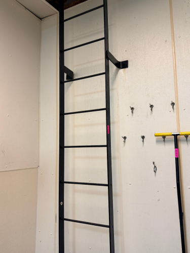 20' WALL MOUNTED ROOF ACCESS LADDER.