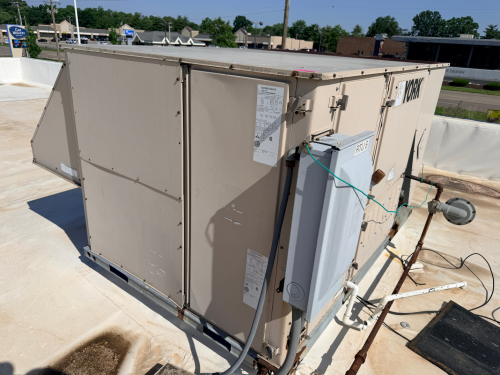 YORK GAS/ELECTRIC ROOFTOP HVAC PACKAGE UNIT