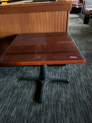 (1) WOODEN DINING TABLE