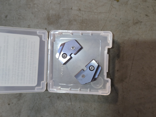 (8) SOLID CARBIDE SPADE DRILL INSERT