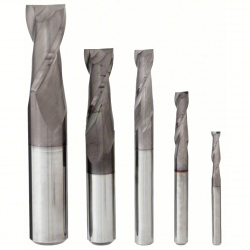 (1) SET OF (5) SOLID CARBIDE ENDMILLS