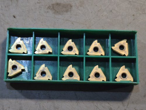 (10) LAYDOWN THREADING INSERTS