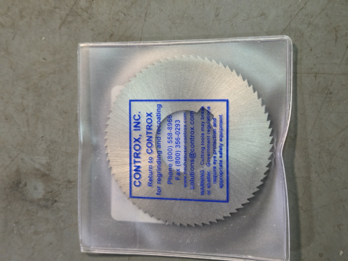(3) METAL SLITTTING SAWS