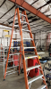10' FIBERGLASS FOLDING LADDER.