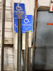 (6) HANDICAP PARKING SIGNS W/ POSTS - 2