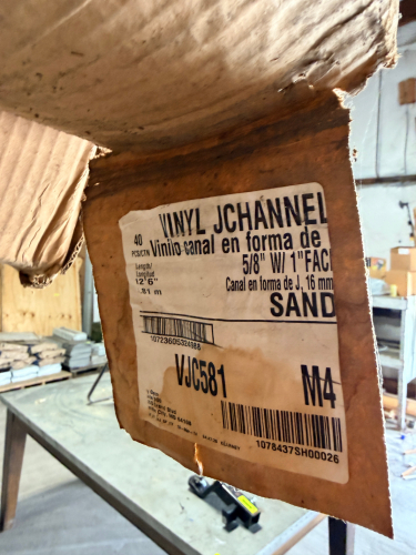(4) ASSORTED BOXES OF PLASTIC SIDING.