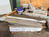 (1) PALLET OF BUILDING SUPPLIES AND ASSORTED TILE. - 2