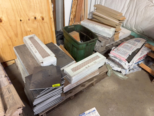 (2) PALLETS OF ASSORTED TILE.