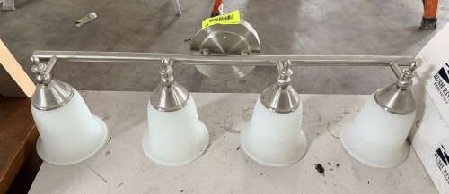 FOUR GROUP VANITY LIGHT FIXTURE