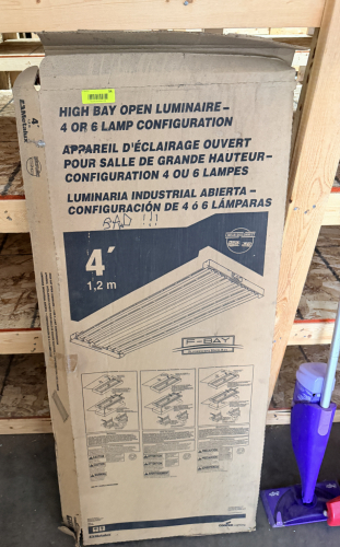 4' HIGH BAY OPEN LIGHT
