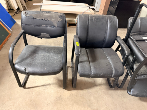 (4) ASSORTED ARM CHAIRS