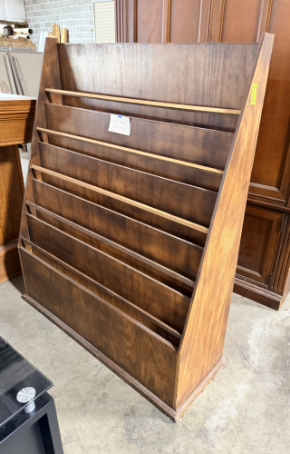 50" HEAVY DUTY HARDWOOD PAMPHLET RACK