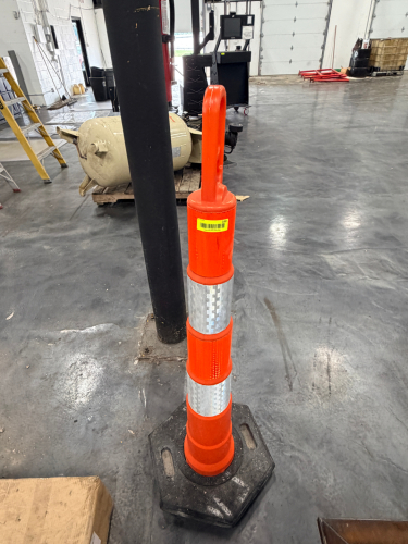 ORANGE PLASTIC BARRICADE