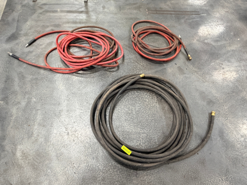 (3) ASSORTED AIR HOSES.