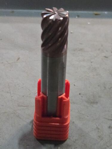 (2) SOLID CARBIDE CORNER RADIUS END MILL