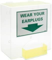 (1) HINGED TOP EAR PLUG DISPENSER