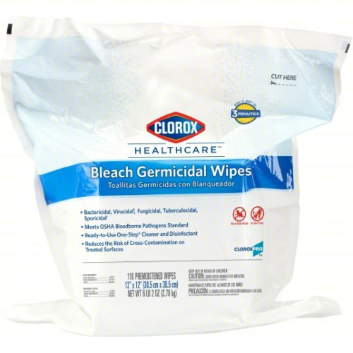 (2) BAGS GERMICIDAL DISINFECTING WIPES