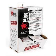 (4) BOXES OF (100) LENS CLEANING TOWELETTES