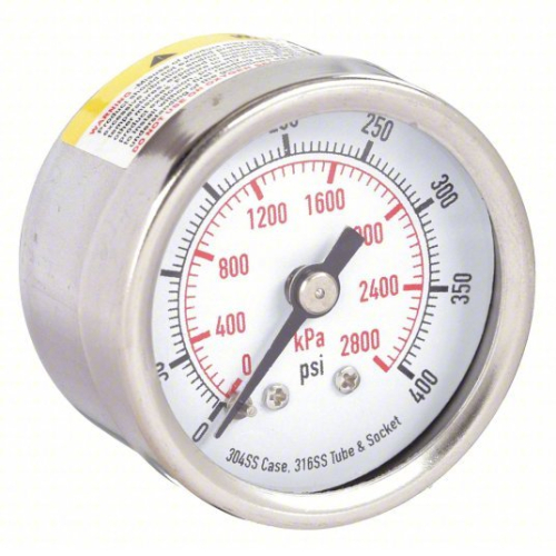 (10) COMMERCIAL PRESSURE GAUGE