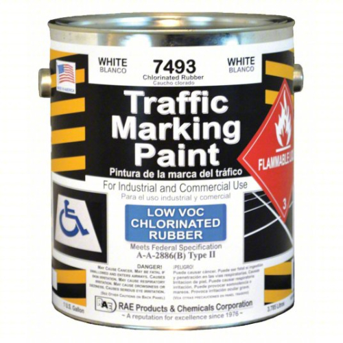 (2) WHITE TRAFFIC MARKING PAINT
