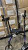 (1) NOVA DRAGON RISE UP ROLLATOR WALKER IN BLUE WITH PADDED FOREARM RESTS - 6