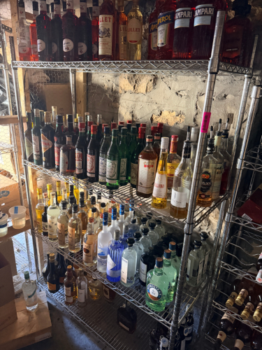 48" FOUR TIER WIRE RACK.