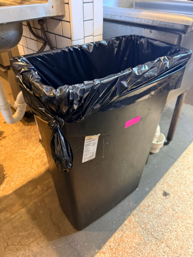 (3) 20 GALLON PLASTIC TRASH CANS