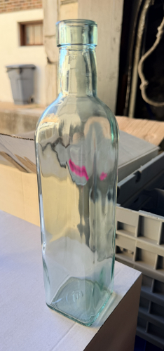 (10) GLASS WATER BOTTLES