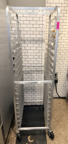 TWENTY PAN TRAY RACK.