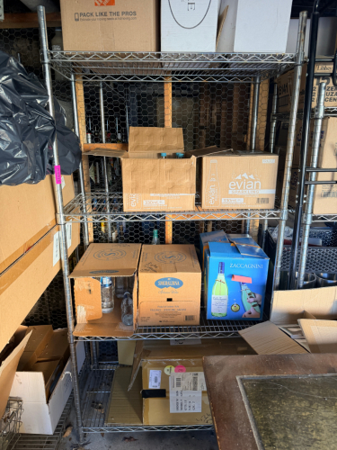36" FOUR TIER WIRE RACK.