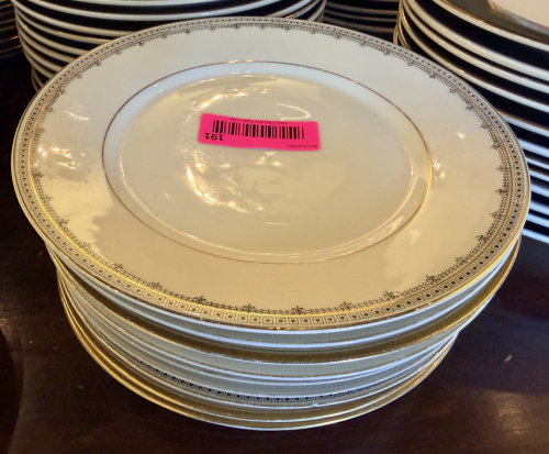 (9) 9.5" CHINA PLATES