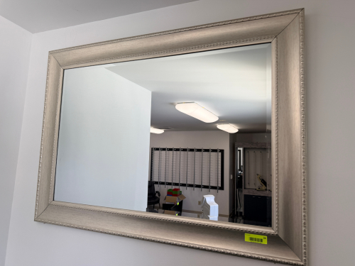 36" X 25" FRAMED MIRROR