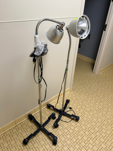 (2) EXAM ROOM MEDICAL FLOOR LIGHTS.