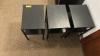 (3) BLACK SIDE TABLES - 2