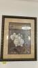 (2) FRAMED FLORAL PRINTS