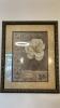 (2) FRAMED FLORAL PRINTS - 2