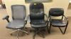 (3) ASSORTED OFFICE CHAIRS
