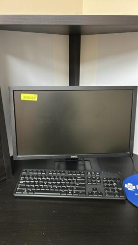 (1) DELL MONITOR WITH KEY BOARD AND MOUSE